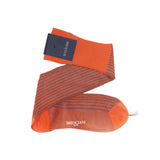Orange & Blue - Cotton Lisle