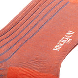 Orange & Blue - Cotton Lisle