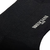 Noir & Gris - Chevrons - Fil d'Écosse