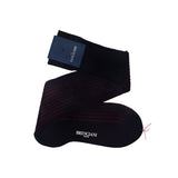 Bleu marine & Rouge - Fil d'Écosse