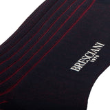 Bleu marine & Rouge - Fil d'Écosse