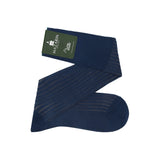 Steel Blue & Light Grey – Super-durable Lisle Cotton