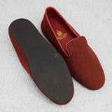 Hausschuhe Rot & Gold - Wolle & Baumwolle