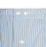 Boxerhorts Himmelblau & Grün - Streifen - Baumwolle