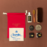 Shoe polish set - Maintenance & Mirror Shine - Dark brown