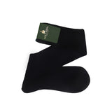 Anthracite Grey & Aubergine - Cotton Lisle