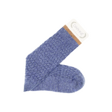 Bleu denim - Laine nattée