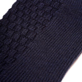 Bleu marine - Laine nattée