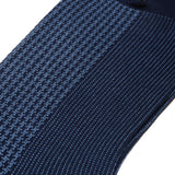 Marine & Acier - Pied-de-poule - Super-solide fil d'Écosse