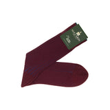 Burgundy & Blue - Super-Durable Cotton Lisle
