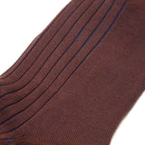 Brown & Blue - Super-durable Cotton lisle