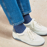 Royal blue - Silver - Cotton