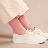 Rose poudré - Doré - Coton