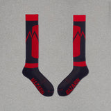 Navy & Red - Ski - Merino wool