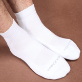 Blanc - Sport cheville - Coton