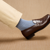 「霜降りライトブルー - 超耐久コットンリスル」