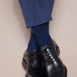 Bleu marine & Bleu Roi - Super-solide fil d'Écosse