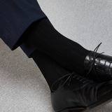 Black - Super-Durable Cotton Lisle