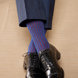 Bleu outremer & Rouge - Super-solide fil d'Écosse