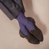 Aubergine & Lilac - Super-Durable Cotton Lisle