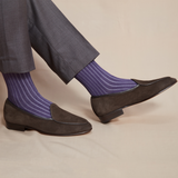 Aubergine & Lilac - Super-Durable Cotton Lisle