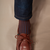 ブラウン&ブルー - スーパーソリッドスコティッシュヤーン