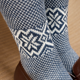 Marine & Beige - Norvégiennes Gamme Bison - Laine