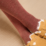 Taupe & Rouge - Gamme Bison Caviar - Laine