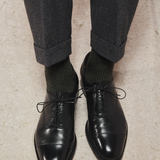 Gris & Kaki - Pied-de-poule - Super-solide Laine - Mazarin X Scavini