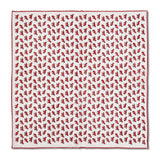 Pochette Neige & Rouge - Motif Renards - Laine & Soie