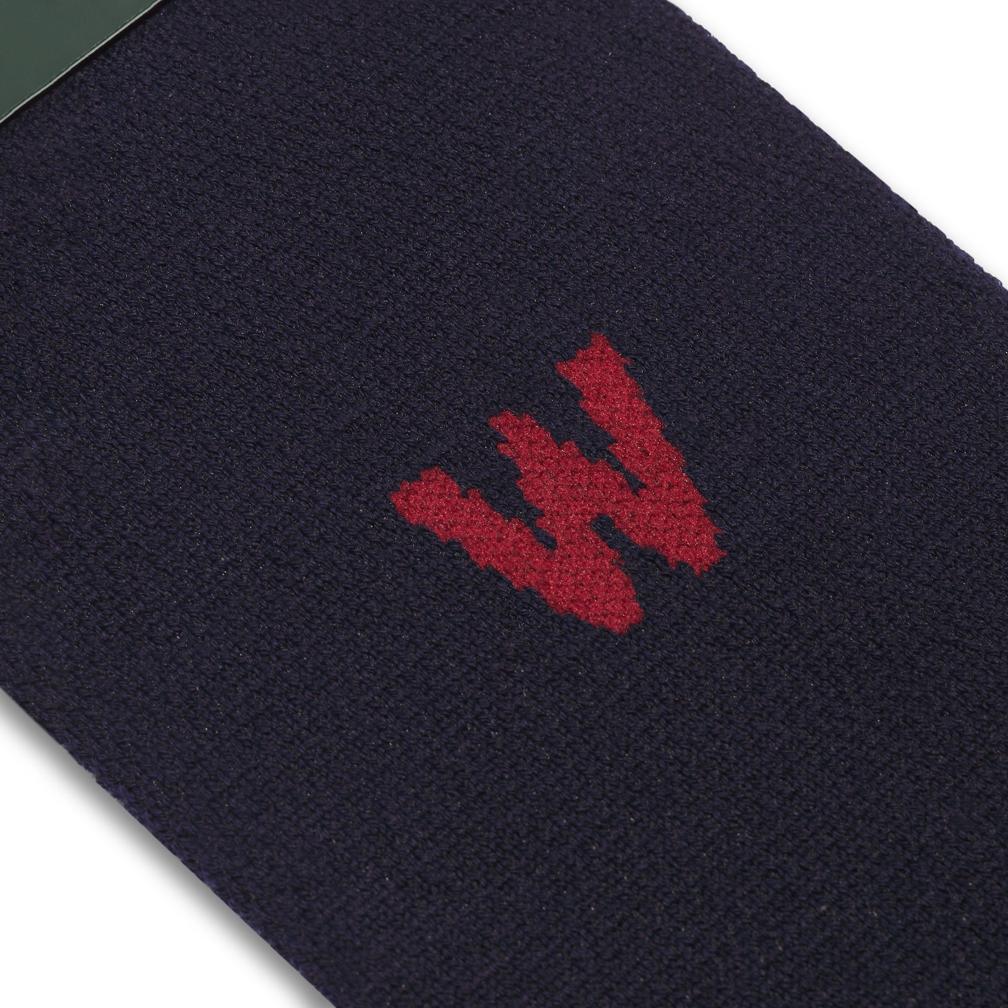 Chaussette monogrammée à l'unité - Bleu marine & Rouge