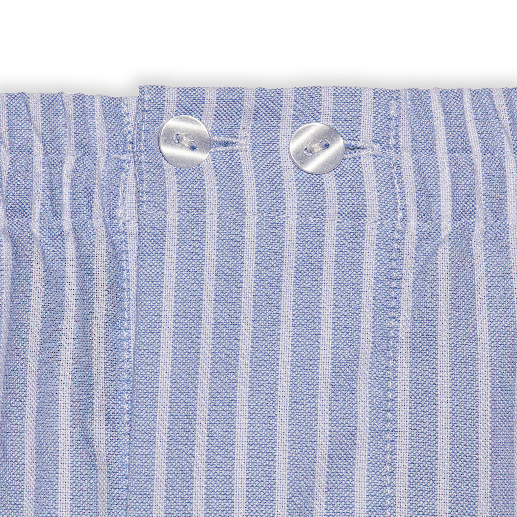 Blue and white boxer shorts - Bengal stripes - Cotton