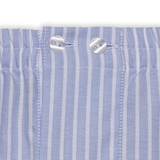Blue and white boxer shorts - Bengal stripes - Cotton
