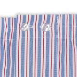 Sky Blue & Red & White boxer shorts - Stripes - Cotton