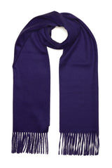 100% Cashmere Scarf - Intense Purple