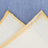 Weiß & Gold - Leinen & Baumwolle