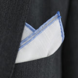 White & Denim - Pocket Square