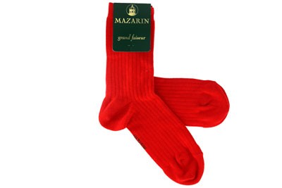 Chaussettes hautes bleu marine - 100% Cachemire - Mazarin – Mes Chaussettes  Rouges