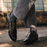 Noir & Gris - Pied-de-poule - Fil d'Écosse