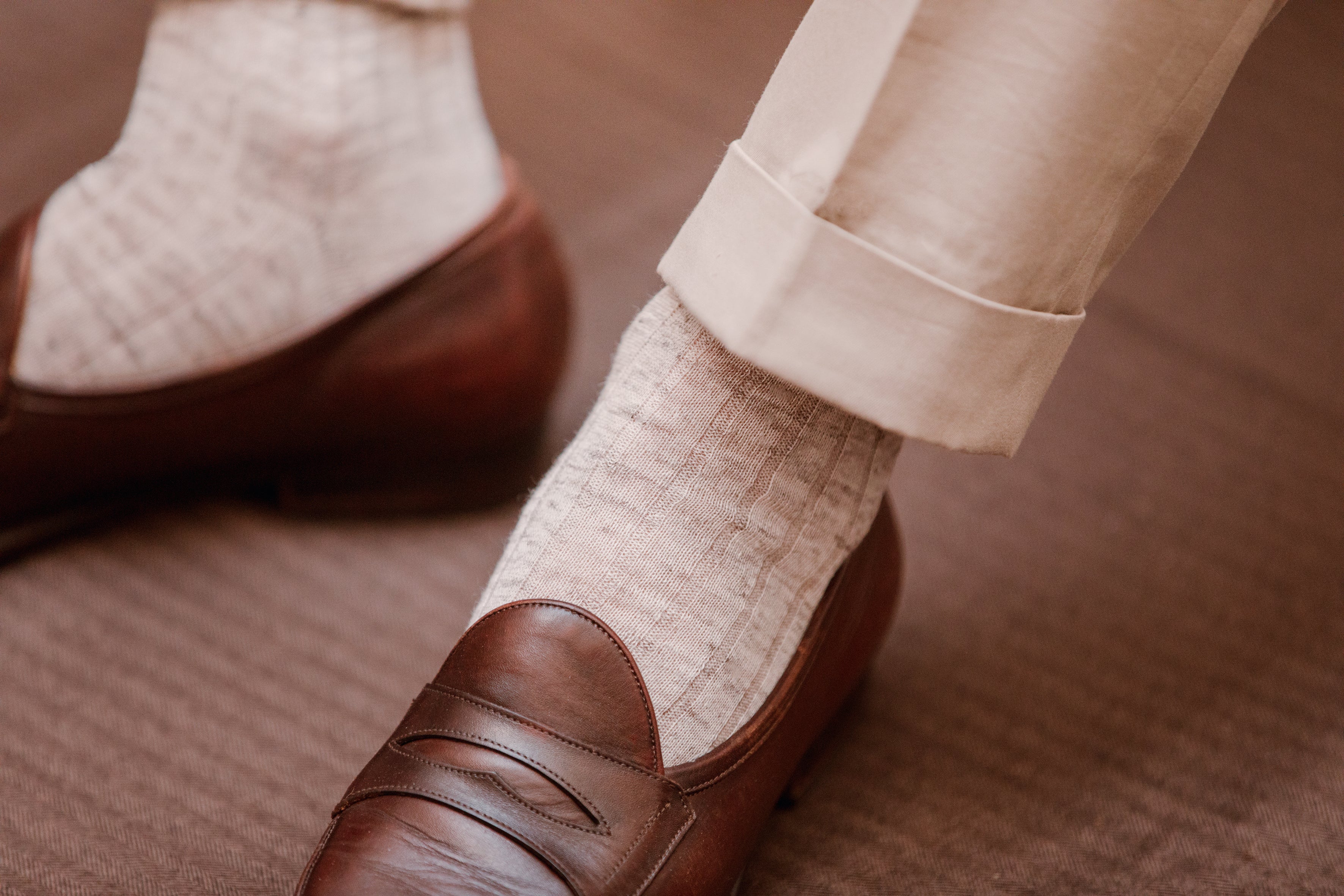 Chaussettes blanches Distinguished Homme