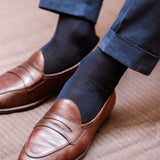 Navy Blue - Sea Island Cotton