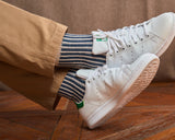 Beige & Blue - Stripes Lounger - Cotton