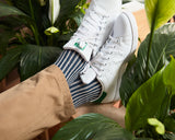 Beige & Blue - Stripes Lounger - Cotton