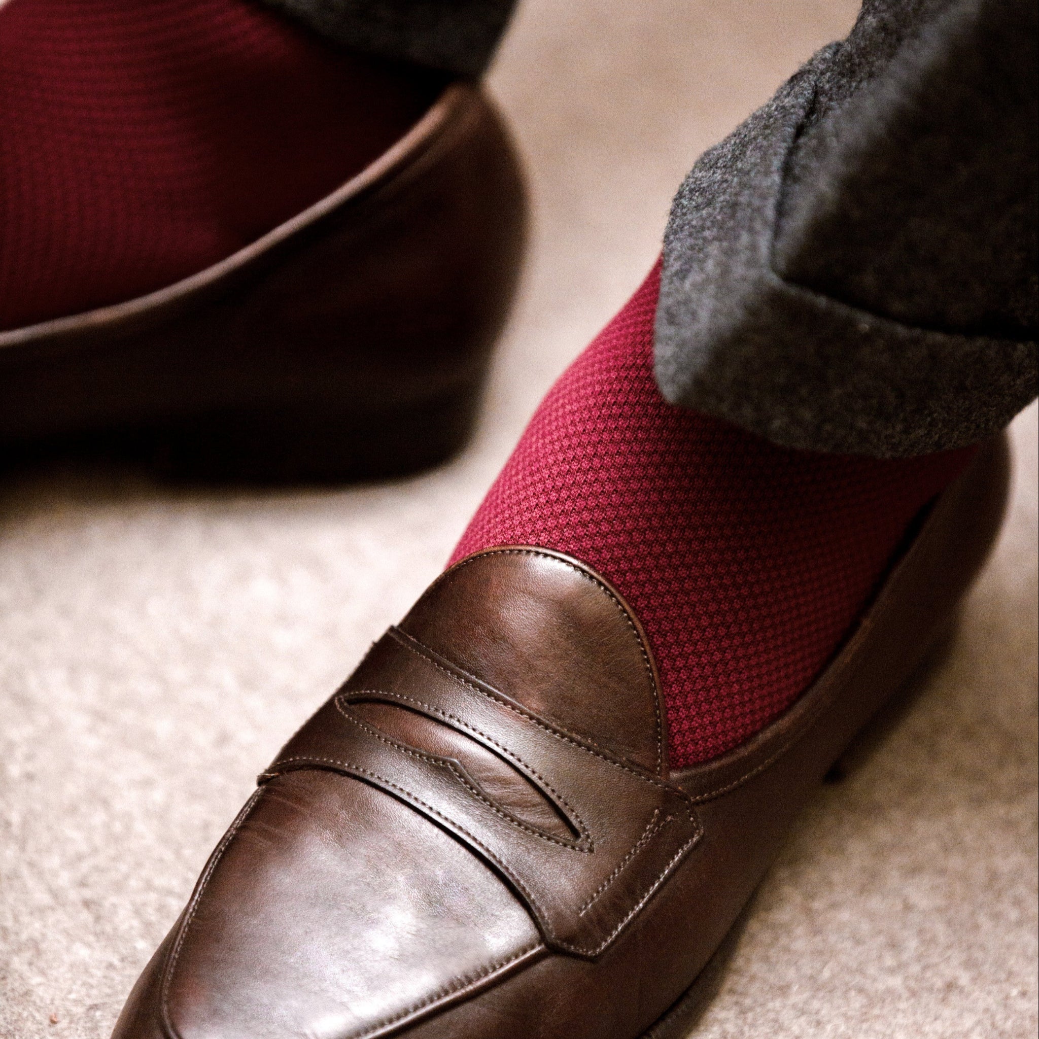 Burgundy - Compression Socks