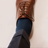 Bleu marine & Bleu acier- Contention