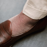 Bordeaux & Beige - Caviar - Fil d'Écosse