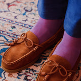 Bleu ciel & framboise - Caviar - Fil d'Écosse