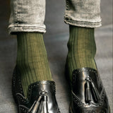 Khaki Green - Cotton Lisle