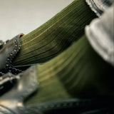 Khaki Green - Cotton Lisle