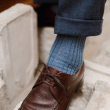 Bleu acier - Gamme Bison - Laine